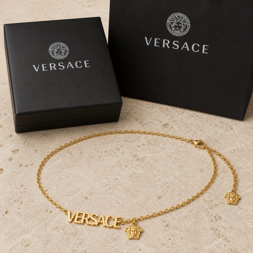 Versace Bold Statement Necklace Style 4 | New with Box - Picture 6 of 9